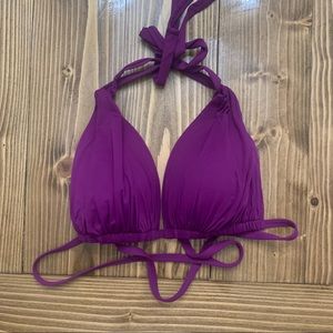 La Blanca Purple Bikini Top